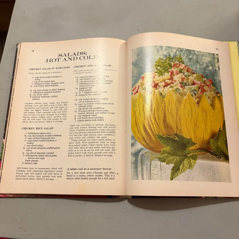 Vtg 1972 Better Homes & Gardens Favorite Ways With Chicken Cookbook MCM Retro